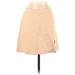 Mable Casual Skirt: Tan Solid Bottoms - Women's Size Large