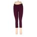 Active by Old Navy Active Pants - Low Rise Skinny Leg Cropped: Burgundy Activewear - Women's Size Medium