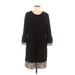 Tacera Casual Dress - Shift: Black Dresses - Women's Size Large
