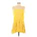 ViX by Paula Hermanny Casual Dress: Yellow Dresses - Women's Size Medium