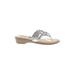 London Fog Wedges: Silver Shoes - Women's Size 8