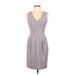 Vince Camuto Casual Dress - Sheath: Gray Dresses - Women's Size 2