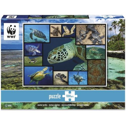 WWF Puzzle 7230056 - Meeresschildkröten, Puzzle, 1000 Teile - Ambassador