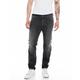 Replay Herren Jeans Willbi Regular-Fit mit Stretch, Schwarz (Black 098), 30W / 32L