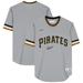 Endy Rodriguez Pittsburgh Pirates Autographed Gray Nike Replica Jersey - Signed on Front