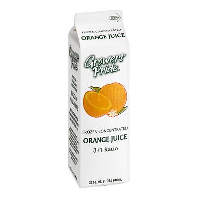 Growers' Pride Orange Juice Concentrate 32 fl. oz. - 12/Case