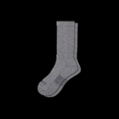 Men's Modern Rib Calf Socks - Washed Black - Extra Large - Bombas