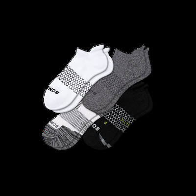 Women's Ankle Sock Starter 4-Pack - White Multi - Medium - Bombas