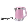 Electric Kettle, Boil Dry Protection 2L Stainless Steel Electric Tea Kettle 2000W for Office for Kitchen (Pink)