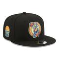 Men's New Era Black Boston Celtics Neon Pop 9FIFTY Snapback Hat