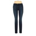 Joe's Jeans Jeans - Mid/Reg Rise Skinny Leg Denim: Blue Bottoms - Women's Size 26 - Dark Wash