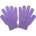 Exfoliating Bath Glove for Shower - Purple (1 Pair) | Skin Care Scrubber for Massage and Deep Cleaning | Bath Mitts for Women and Men | Perfect for Body Spa and Relaxation