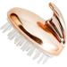 Hair Scalp Massager Shampoo Brush Hair Scrubber Head Massager for Wet and Dry Hair Soft Silicone Scalp Brush for Men Women Kids(Size:2pcs Color:Rose Gold)