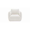 Gabriele Lounge Chair White Bouclé