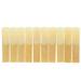 ammoon 10-pack Pieces Strength 2.5 Bamboo Reeds for Eb Alto Saxophone Sax Accessories