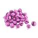 Jingle Bells 22mm 48pcs Craft Bells for DIY Holiday Decoration Musical Party Wedding Rose Red