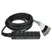 Seismic Audio 6 Channel Drop Snake Cable - 50 Foot Pro Audio Sub Snake - SADROP-6x50