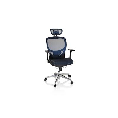 Bürostuhl / Chefsessel VENUS ONE Netzstoff blau hjh OFFICE Image
