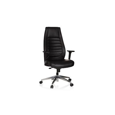 Bürostuhl / Chefsessel VITORO Kunstleder schwarz hjh OFFICE Image