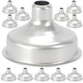 Canning funnel 12Pcs Canning Funnels for Kitchen Stainless Steel Funnels Mini Canning Funnels Kitchen Funnels