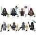 8 Pcs Science Fiction Series Action Figures Building Blocks Toys 1.77 Inch Kroon Cleaners and Ahsoka Repairmen Minifigures Figures for Kids Boys Girls Birthday Children s Day Gift