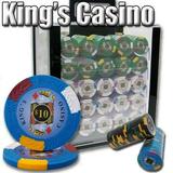 1 000ct. King s Casino 14g Poker Chip Set in Acrylic Carry Case