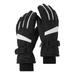 Clearance! Fdelink Gloves Ski Gloves Snow Gloves for Women Waterproof Snowboard Gloves Insulated Touchscreen Snowmobile Gloves for Cold Weather Windproof Warm Skiing Gloves with Pocket Black 2A