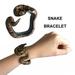 Halloween Simulation Snake Bracelet Toy Funny Prank Python Bracelet Models Toys For Children Halloween Gift