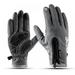 Aosijia Winter Cycling Gloves for Men Women Water Resistant Touch Screen Gloves Full Finger Biking Glove Anti-Slip Motorcycle Mountain Bike Gloves for Fishing Driving Golfing