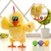 GHPKS Laying Eggs Chicken Plush Toy Kids Electric Musical Dancing Chicken Hens Laying Eggs Plush Toy Easter Party Funny Doll Toy Baby Kids Gifts