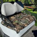 Binienty Camo Oak Hunting Wood Golf Cart Seat Covers Cooling Golf Cart Seat Blanket Interior Decor Golf Cart Accessories for Men Women Travel Sports Golf Cart Covers for 2-Person Seats Club Car