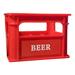 Farfi Mini Beer Basket Realistic Looking Double Handle ABS 1:6/1:12 Dollhouse Miniature Furniture Model Toy Home Decor (Red)