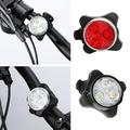 Fairnull LED Bicycle Light Set Ultra Bright Front Light USB Rechargeable Bike Rear Light MTB Road Bike Turn Signal Warning Light Cycling Accessories