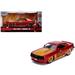 Jada 1969 Chevrolet Camaro SS Red Metallic & Gold Iron Man Avengers Marvel Series 1-32 Diecast Model Car