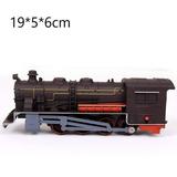 Model Railroads Simulation Rail Track Carriages Classic Train Set Vehicle Toy