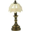 2Pcs Doll House Table Lamp Miniature Bedside Lamp Model Miniature Table Light Model Miniature Lamp