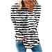 Virmaxy Women s Hooded Sweater Dress Pet Oversized Pockets Mesh Zip Sweater Long Sleeve Round Neck Solid Colour Top Black-B XL