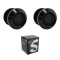 Pair of Massive Audio 1 280 Watt 4 Ohm Neodymium Super Bullet Titanium Tweeter New