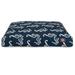 MajesticPet 29 x 36 in. Sea Horse Rectangle Pet Bed Teal