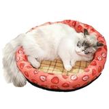 Summer Cooling Dog Bed Soft Chew Proof Dog Bed For Crate Cooling Mat For Cats Squishmallow Dog Bed Pet Self Cooling Mat - M(17.72 )