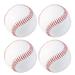 Practice baseball 4 Pcs No.9 Baseball Throwing Practice Sports PU Baseball Practice Bounce Ball for Outdoor Sports Practice Training