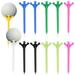 12 Pcs Golf Tees Plastic Castle Golf Tees Golf Nails Golf Training Practicing Accessories