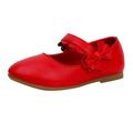 dmqupv Fashion Kids Shoes Shoes Single Shoes Children Dance Shoes Girls Performance Shoes Big Girl Shoes Size 5 Shoes Red 10.5