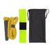 2Pcs Training Aid Swing Arm Band Tempo Flexibility Guide with Carrying Bag Golf Swing Trainer Aid for Practice Chipping Golf