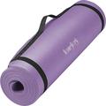 HemingWeigh Extra Thick Yoga Mat for Women and Men With Strap 72x23 in Large Non-slip Exercise Mat for Home Workout Outdoor Training Pilates Stretching Fitness Pad Cushions Knees and Back 1/2 Inch