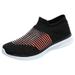 ZIZOCWA Women S Running Shoes Socks Shoes Soft Sole Sport Walking Sneakers Lightweight Tennis Shoes Breathable Mesh Casual Wide Width Black Size40