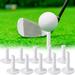 Pnellth Rubber Golf Tees with Stable Base Wear Resistant Compact Size Lightweight Portable Golf Tees Outdoor Golf Practice Tool