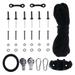 1 Set Kayak Anchor Trolley System for Boat Canoe Raft Tie Down Accessories