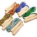 ruhuadgb Kids Student Wooden Handle Random Color Braiding Skipping Rope Sports Fitness Tool Adult Children s Competition Jumping Rope Sports Fitness Jumping Rope