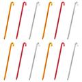 Camping tent peg 12pcs Tent Stakes Outdoor Camping Aluminium Alloy Tent Pegs Garden Ground Stake